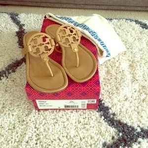 Tory Burch Miller sandals in Sand (nude)